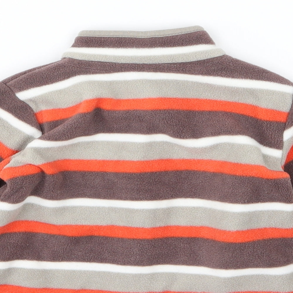 Mothercare Baby Multicoloured Striped Fleece Jacket Size 3-6 Months