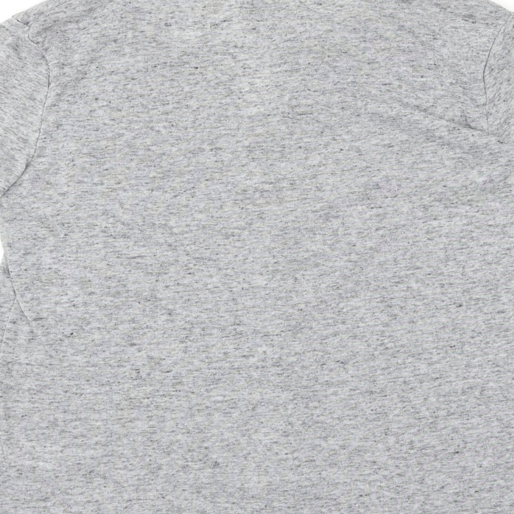 Papaya Womens Grey Basic T-Shirt Size 12
