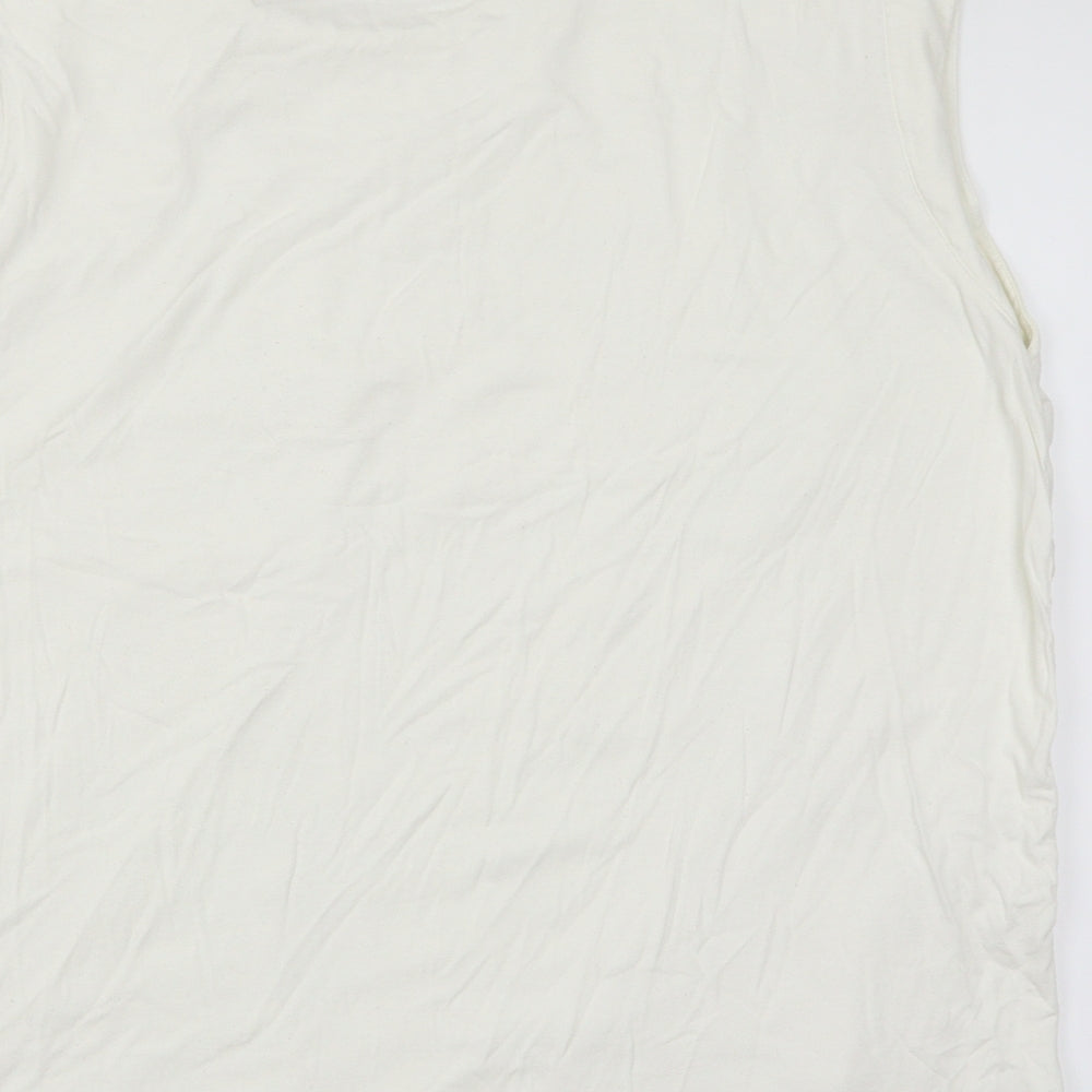 F&F Womens White Basic Tank Size 18