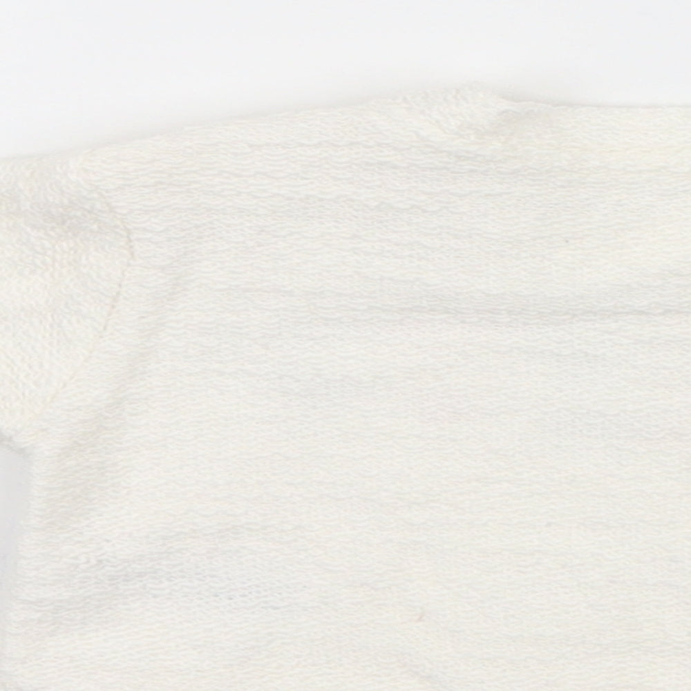 Nutmeg Girls White Pullover Jumper Size 0-3 Months