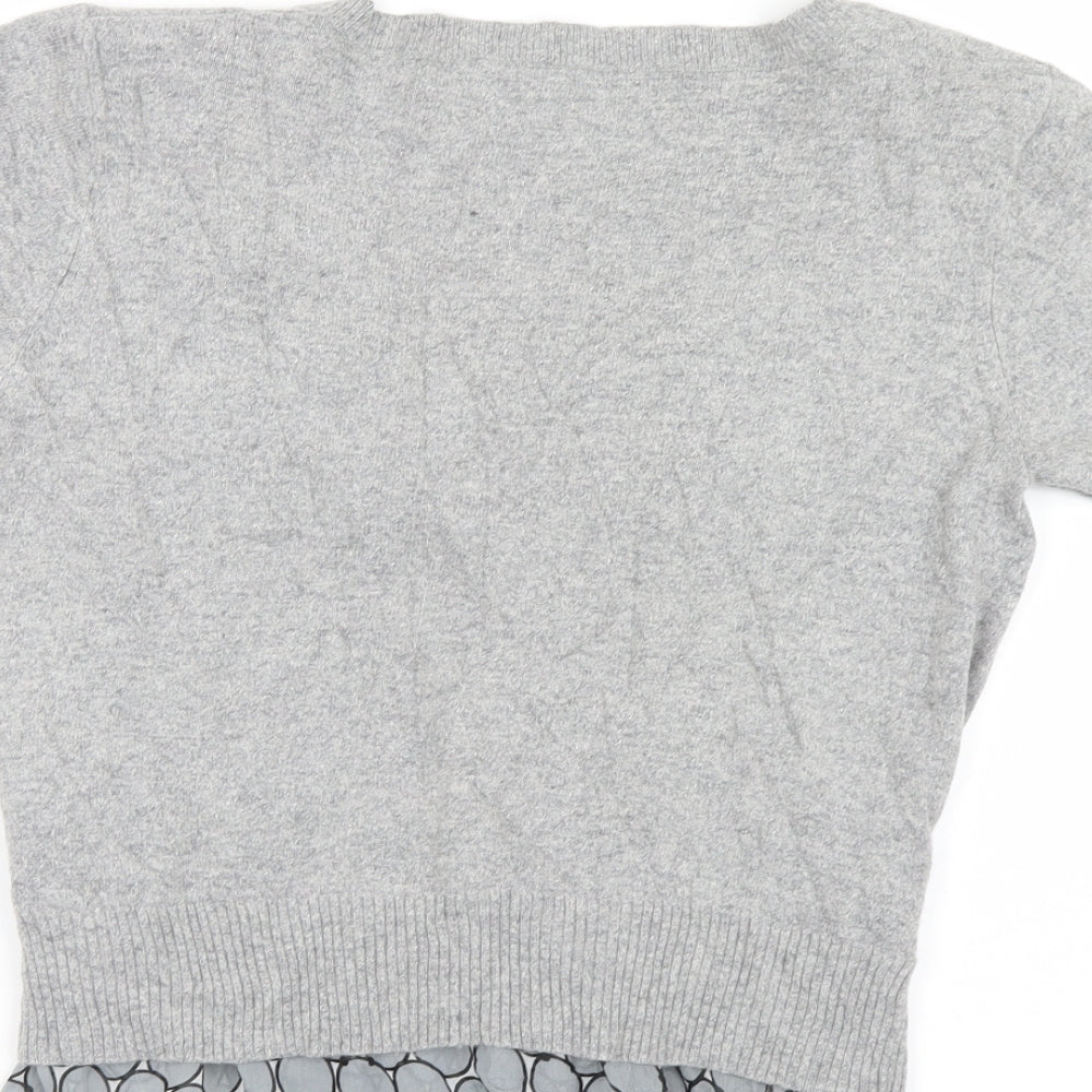 Zingara Womens Grey Knit Cardigan Jumper Size 12