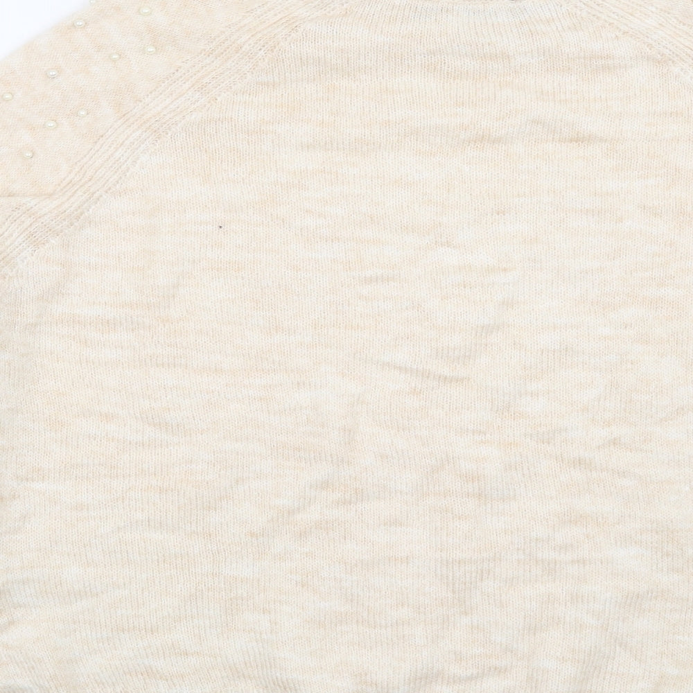 Primark Womens Beige Pullover Jumper Size 10