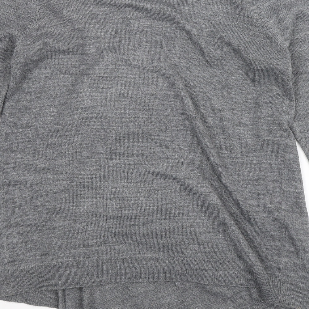 George Womens Grey Knit Cardigan Jumper Size 10