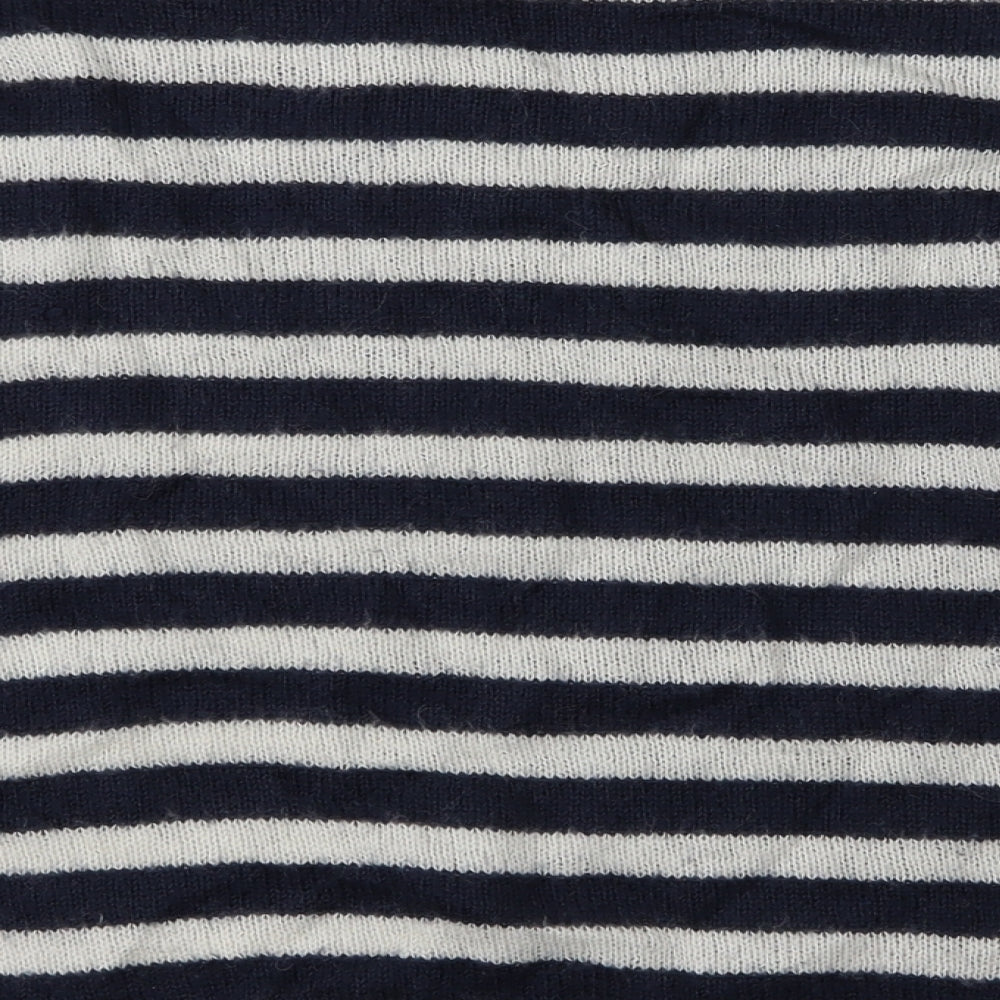 George Womens Blue Striped Pullover Jumper Size 14