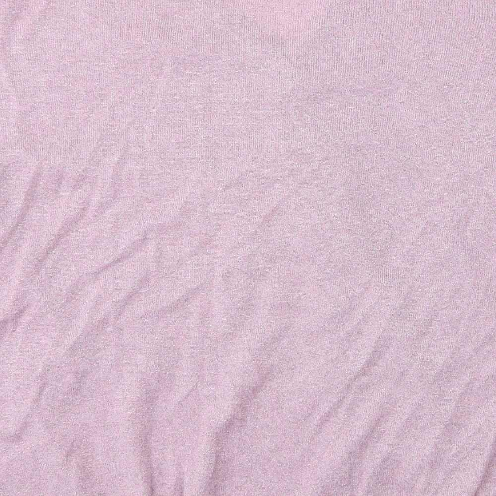 Michele Hope Womens Pink Basic Blouse Size 14