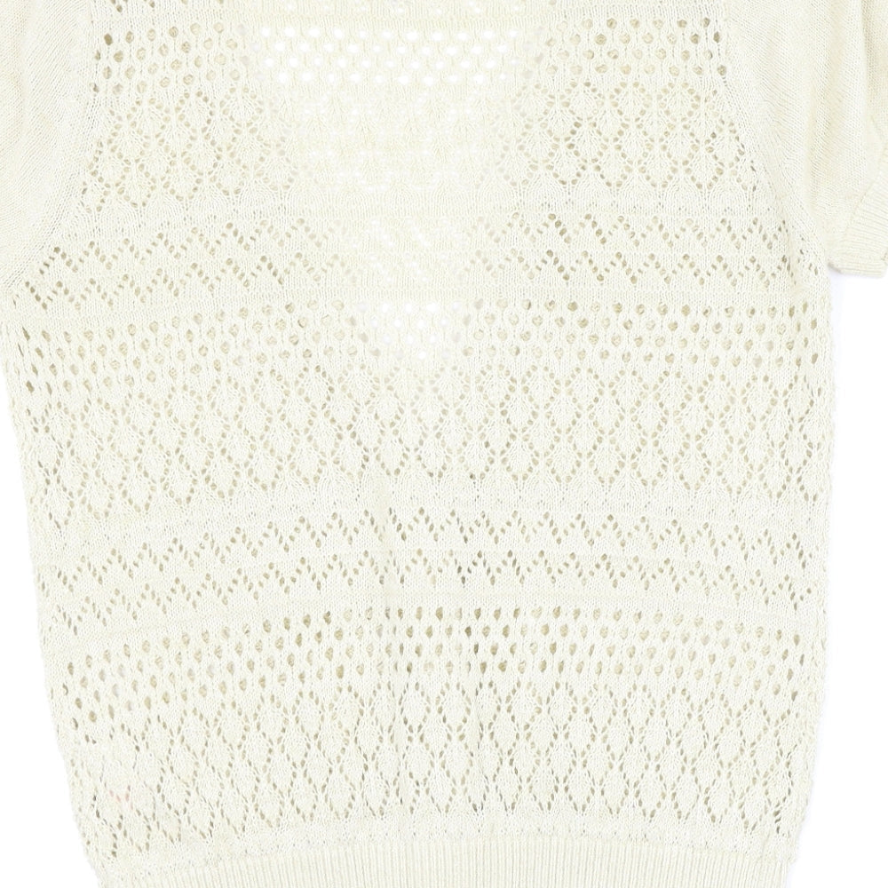 Atmosphere Womens Gold Cape Jumper Size 14