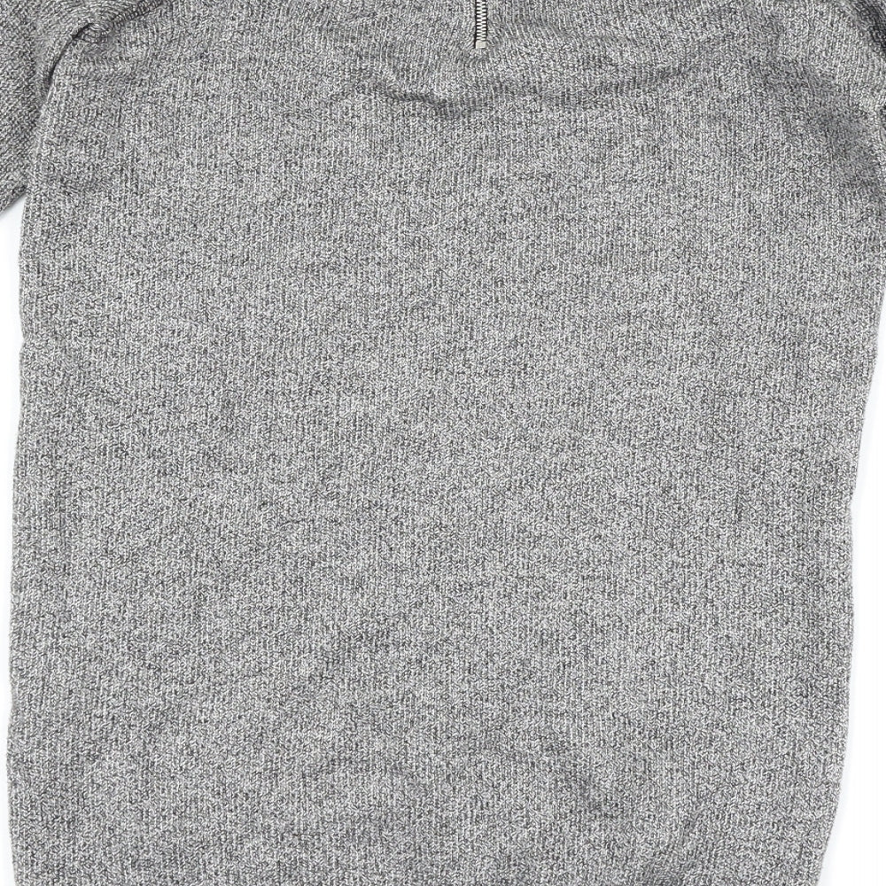 Brand and care label for Next women’s grey jumper, size UK 6
