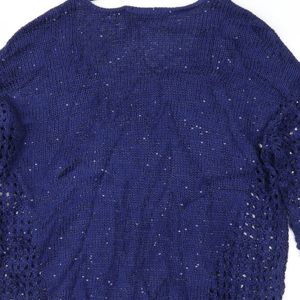Marks & Spencer Womens Blue Pullover Jumper Size 12