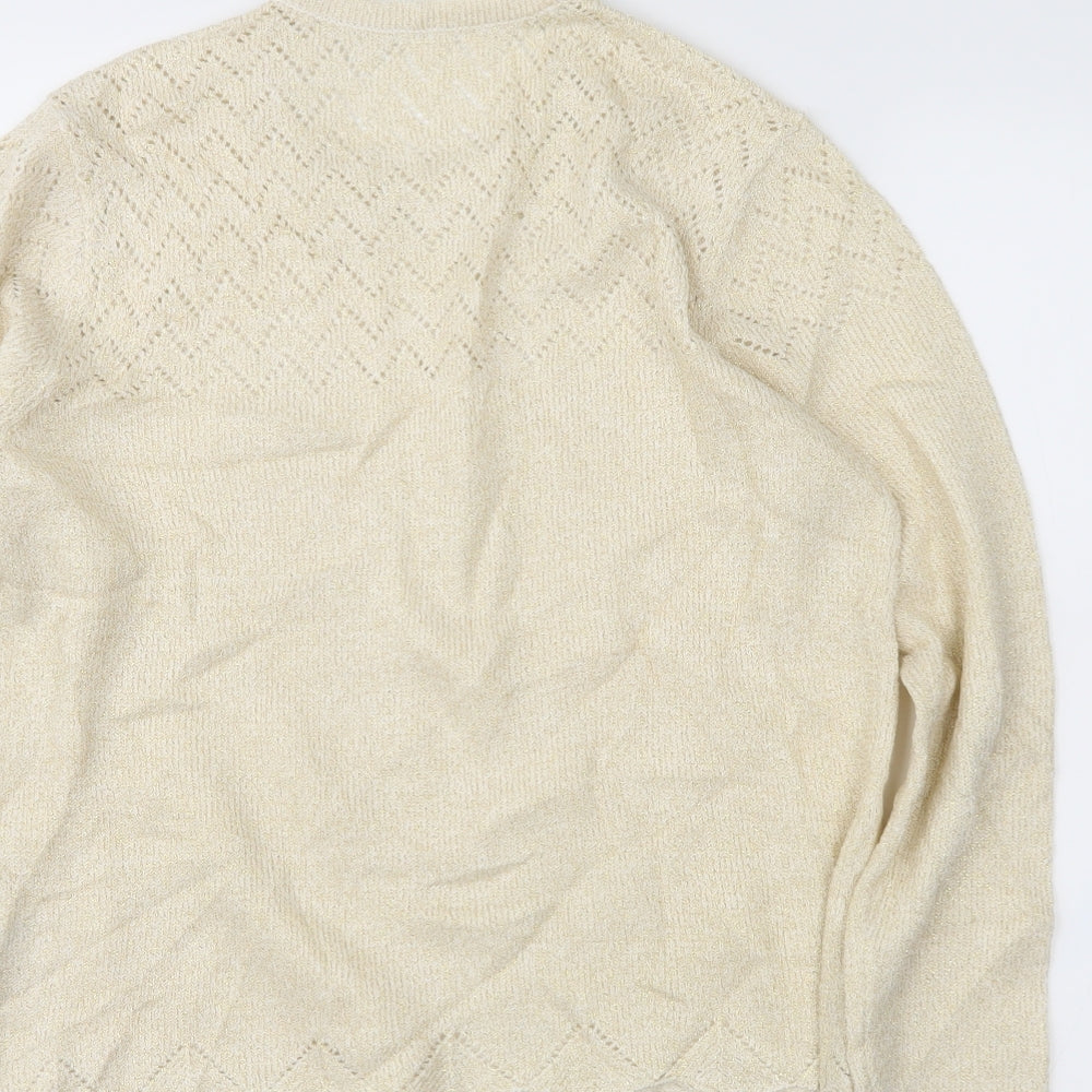 Bonmarché Womens Ivory Pullover Jumper Size S