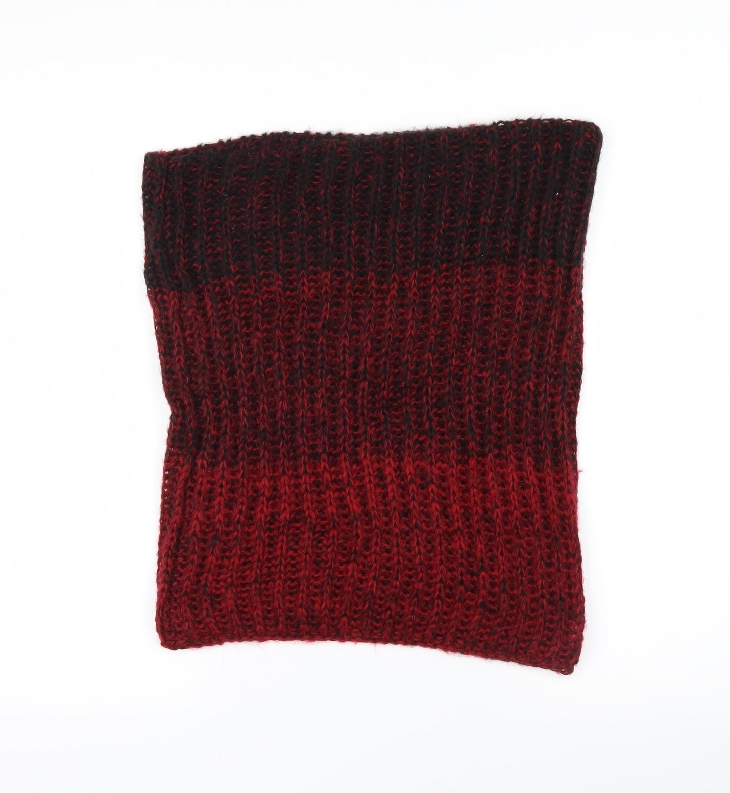 Preworn Unisex Red Striped Scarf