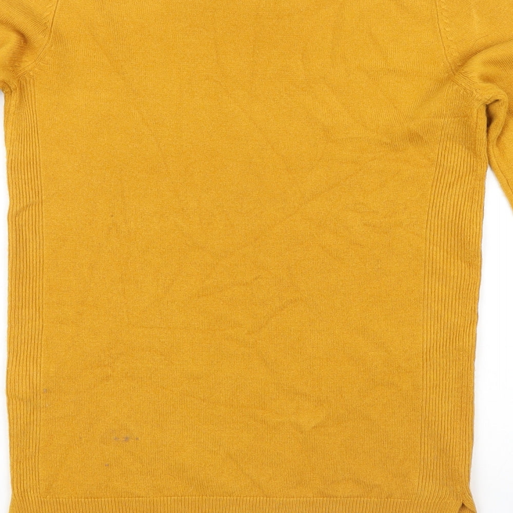 Primark Womens Yellow Pullover Jumper Size 4