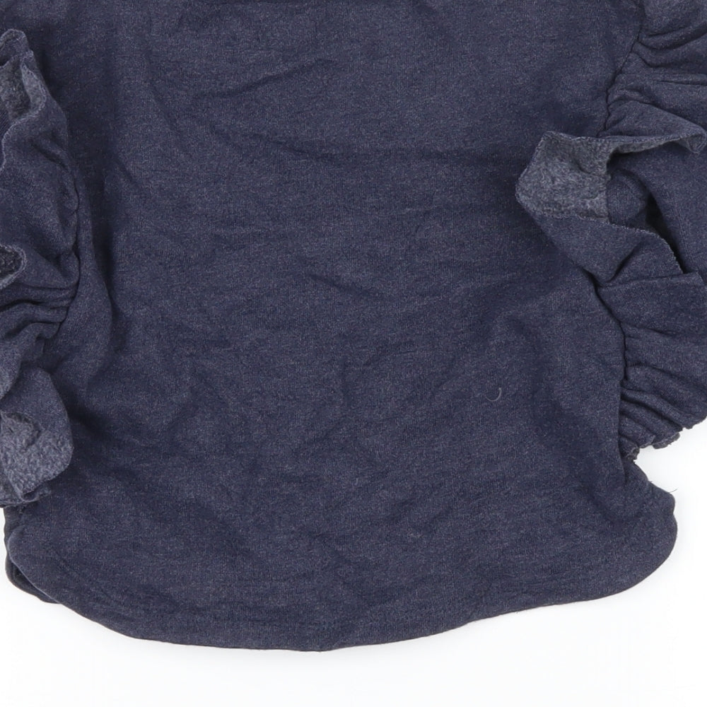 NEXT Girls Blue Pullover Sweatshirt Size 5 Years - super