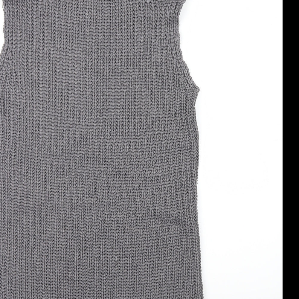 lottie loves Womens Grey Jacket Poncho Size 12