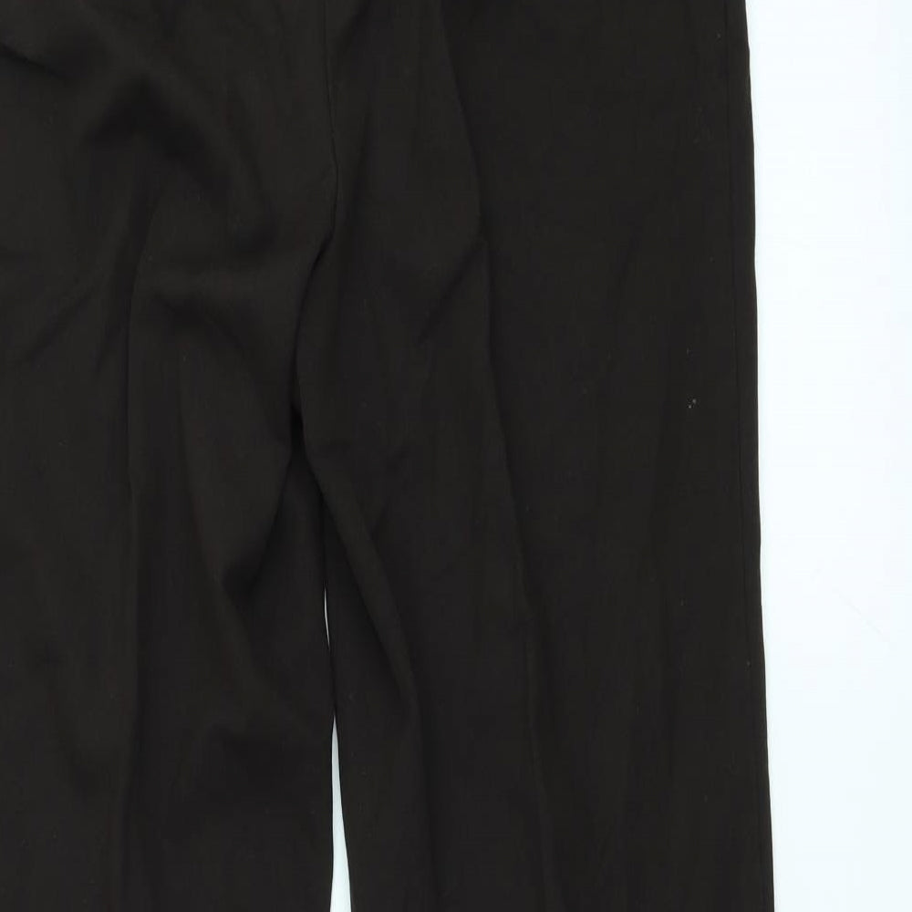 Marks and Spencer Womens Brown Trousers Size 12 L25 in