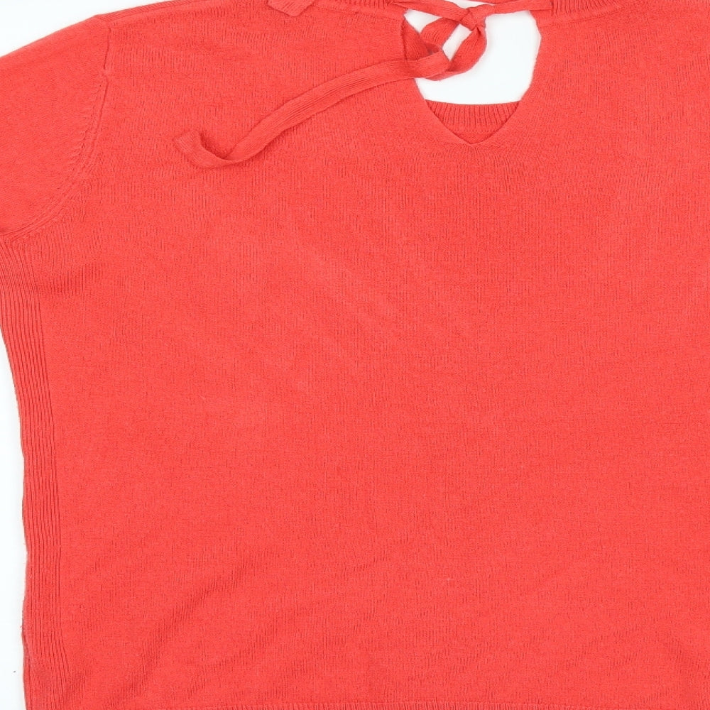 Dorothy Perkins Womens Red Basic Blouse Size 12