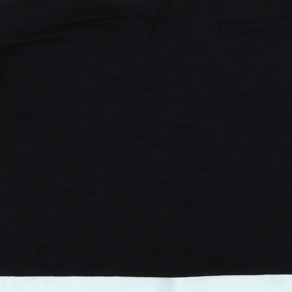 ESMARA Womens Black Basic Blouse Size 16