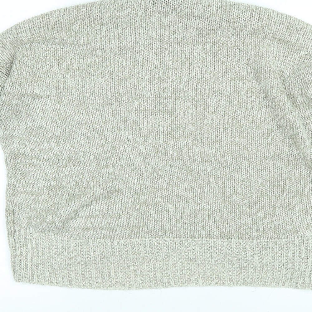 New Look Womens Grey Pullover Jumper Size S