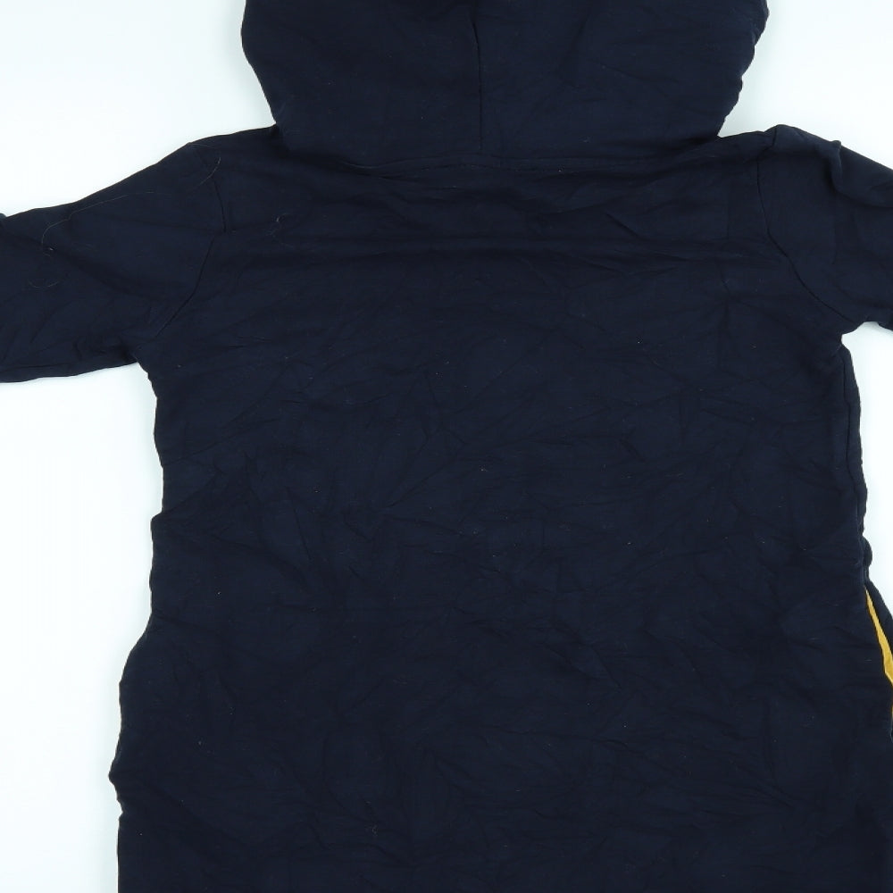 Barmy Girls Blue Pullover Hoodie Size 8 Years