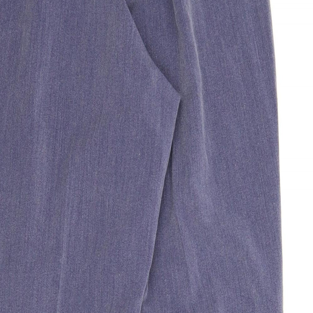 Preworn Womens Grey Capri Trousers Size 10 L26 in