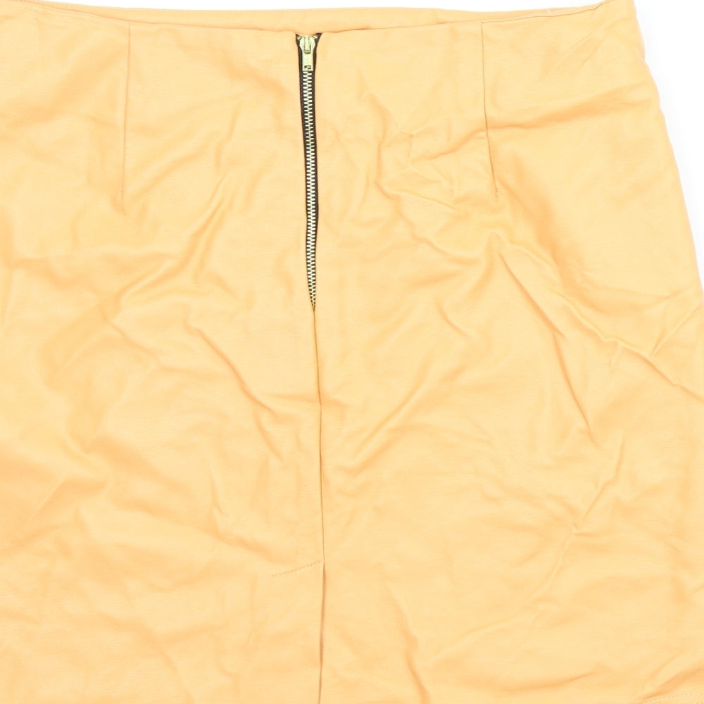 Atmosphere Womens Orange A-Line Skirt Size 12