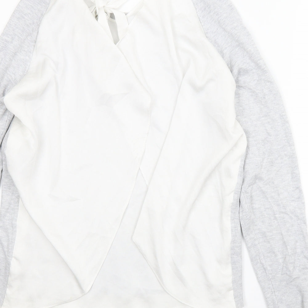NEXT Womens Grey Basic Blouse Size 14
