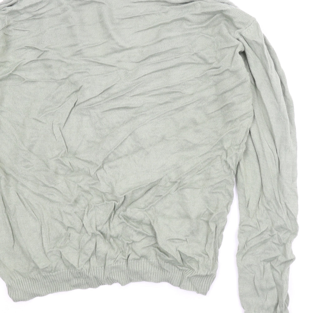 Isle Womens Green Cardigan Jumper Size 14