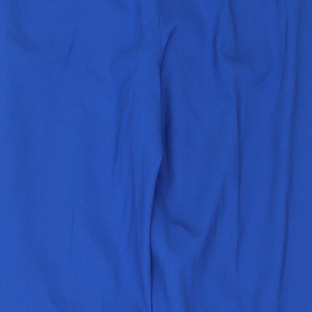 danced in a drss Womens Blue Cropped Trousers Size 12 L24 in