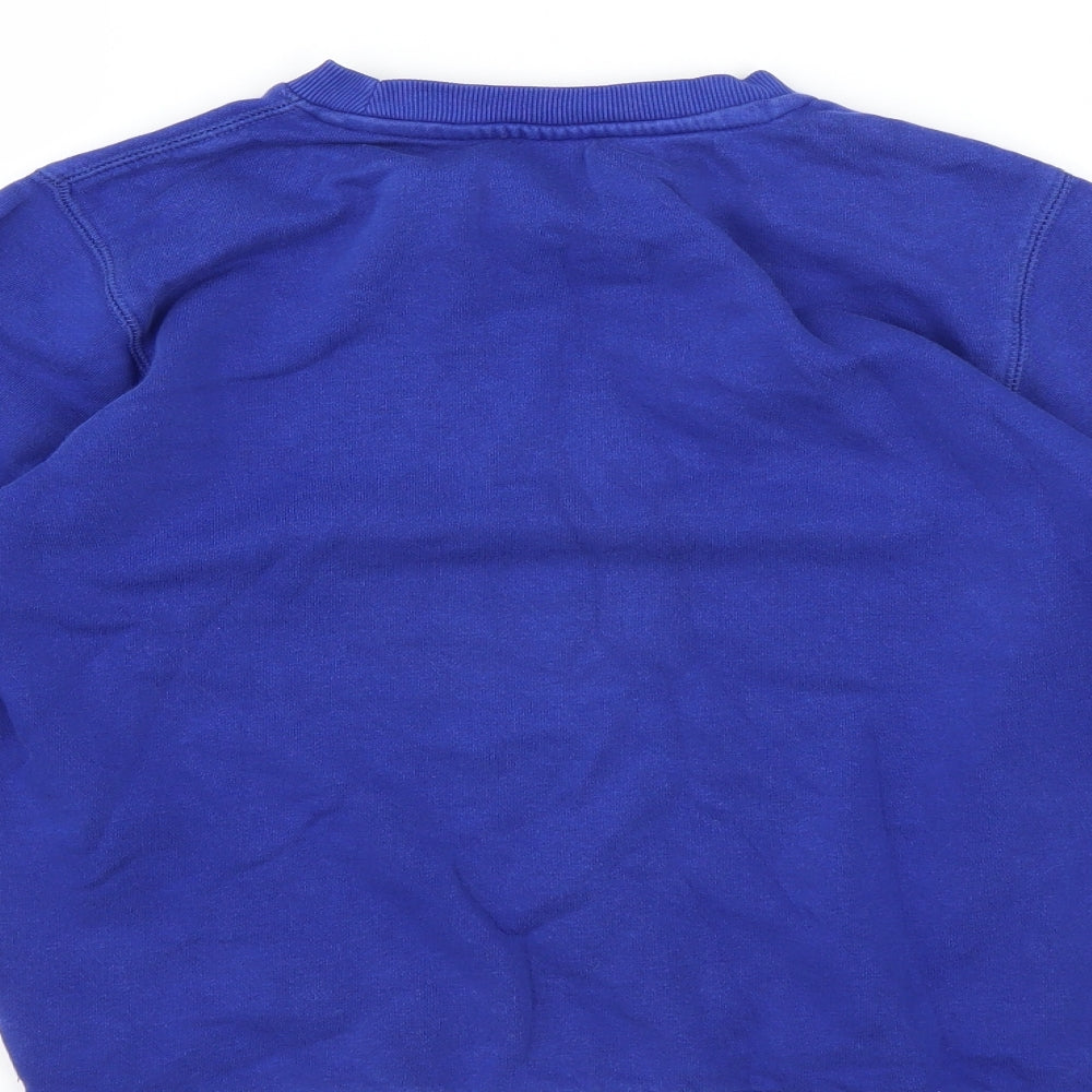 Sainsburys Boys Blue Pullover Sweatshirt Size 9 Years