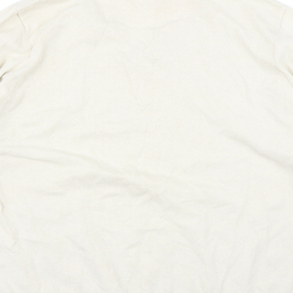 Topman Womens Beige Pullover Jumper Size XL