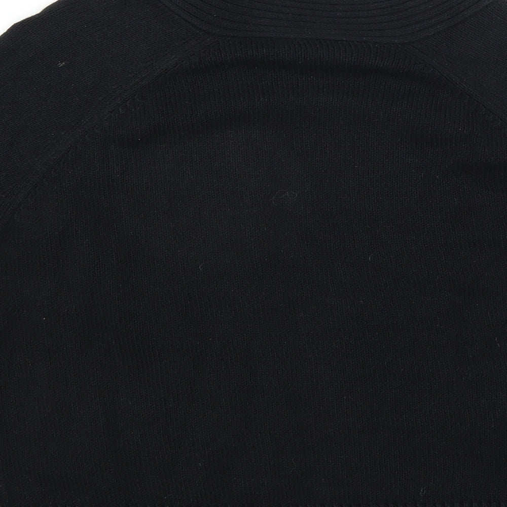 Vanilla Sands Womens Black Cardigan Jumper Size 10