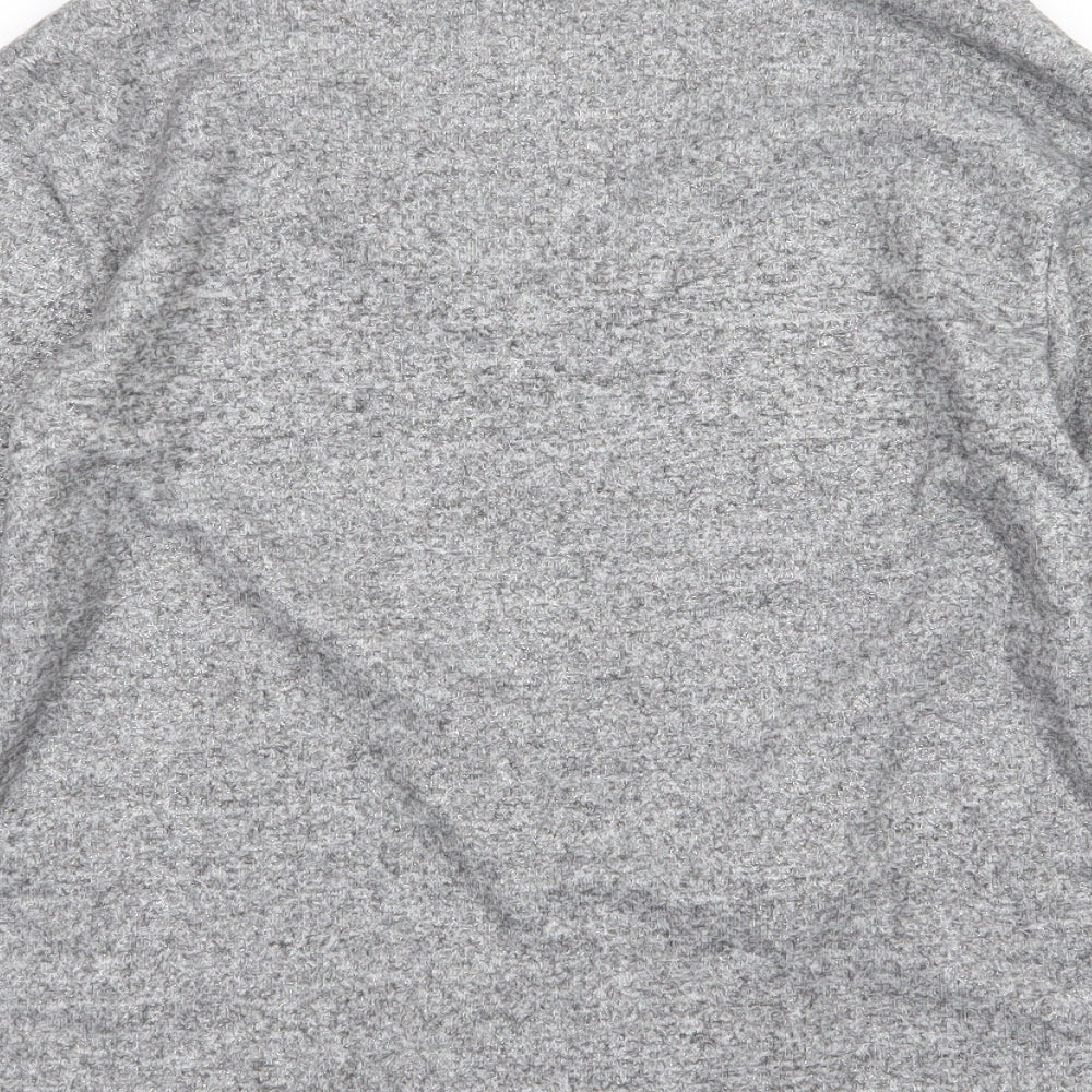 George Womens Grey Knit Pullover Jumper Size S