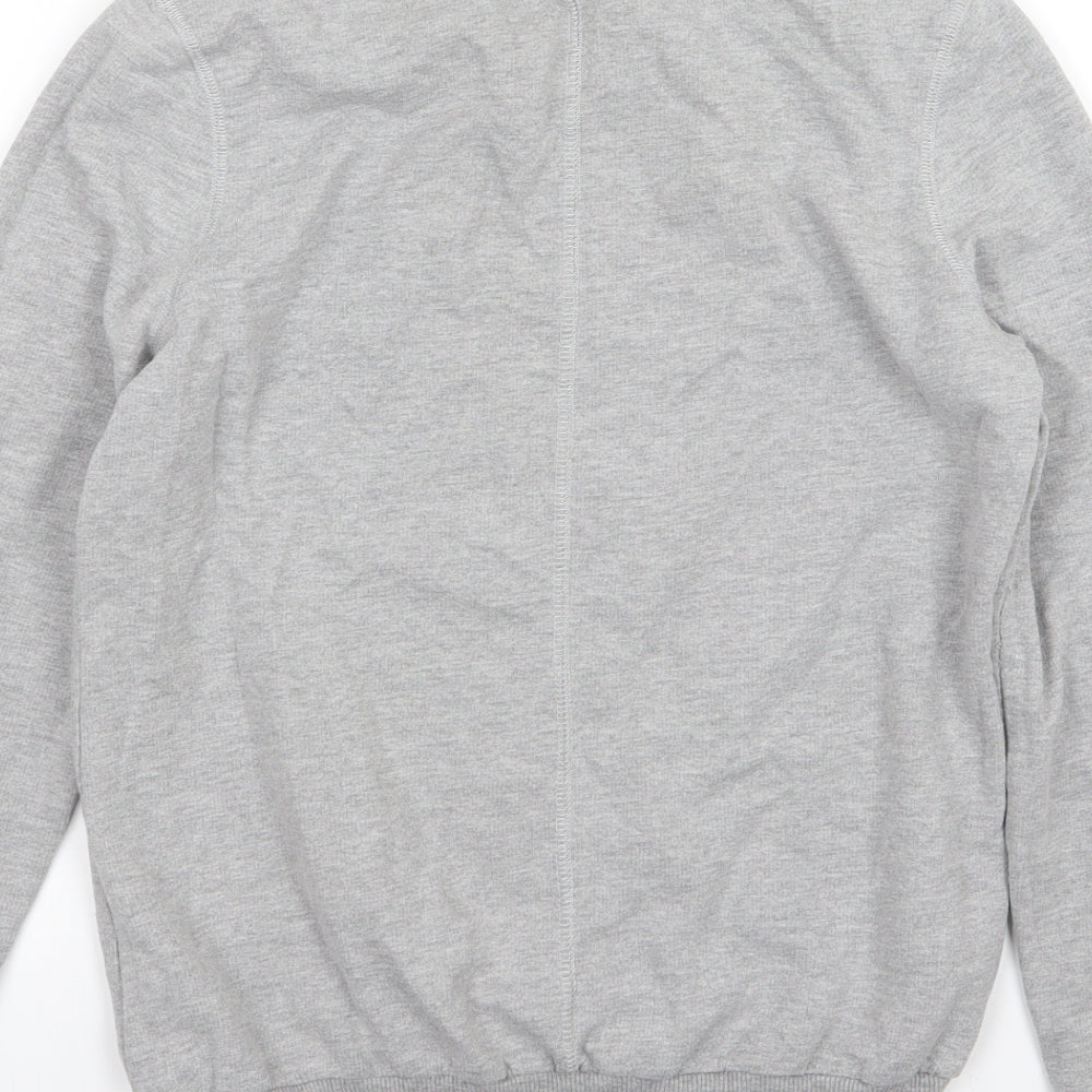 George Womens Grey Jersey Pullover Sweatshirt Size 10
