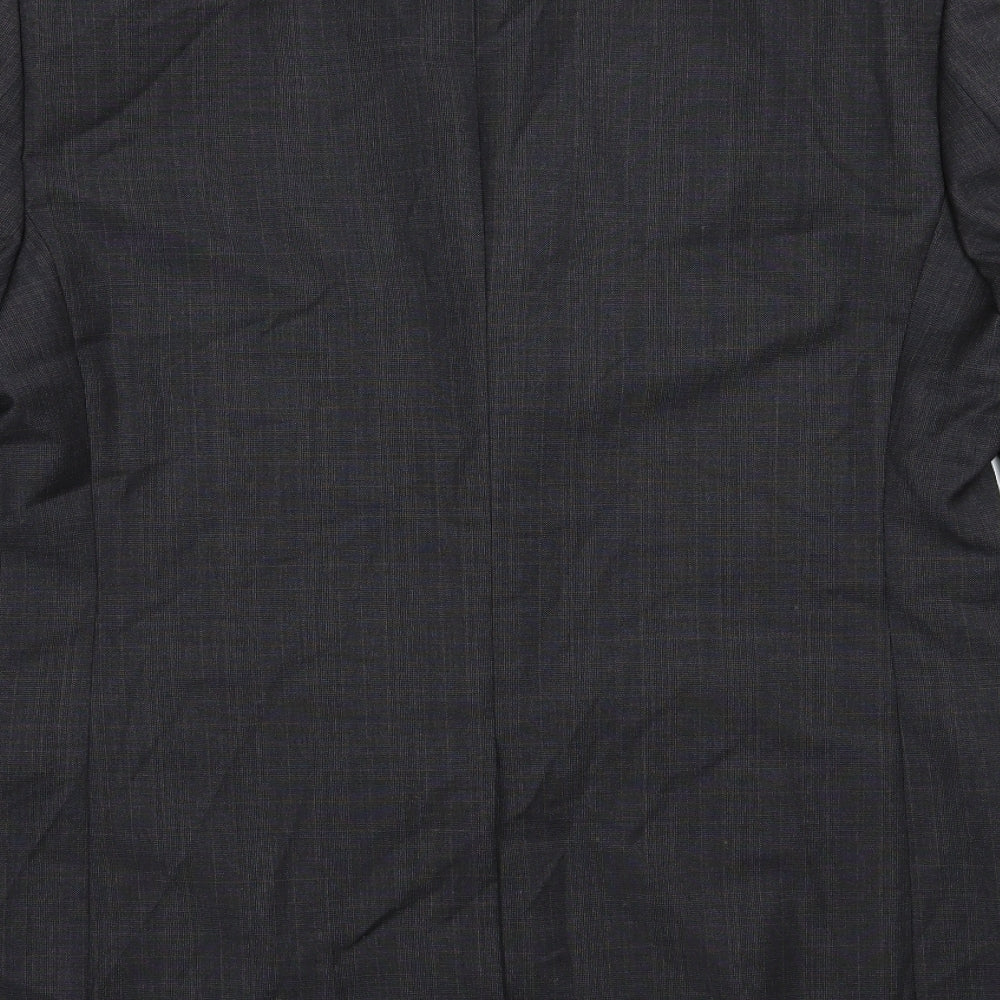 Marks & Spencer Mens Grey Striped Jacket Suit Jacket Size 42