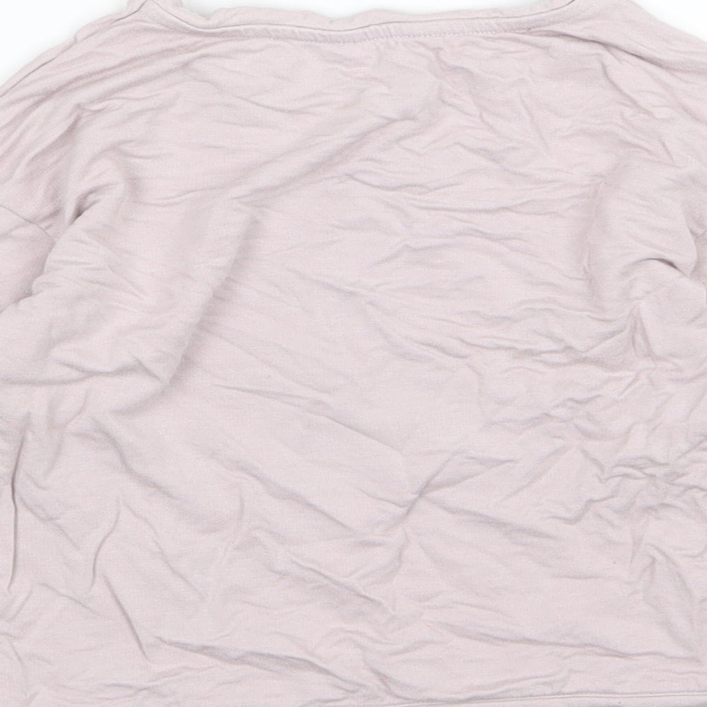 River Island Girls Pink Jersey Pullover Sweatshirt Size 4-5 Years - Pug