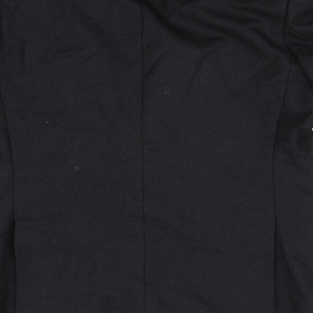 The label Mens Black Jacket Coat Size XL
