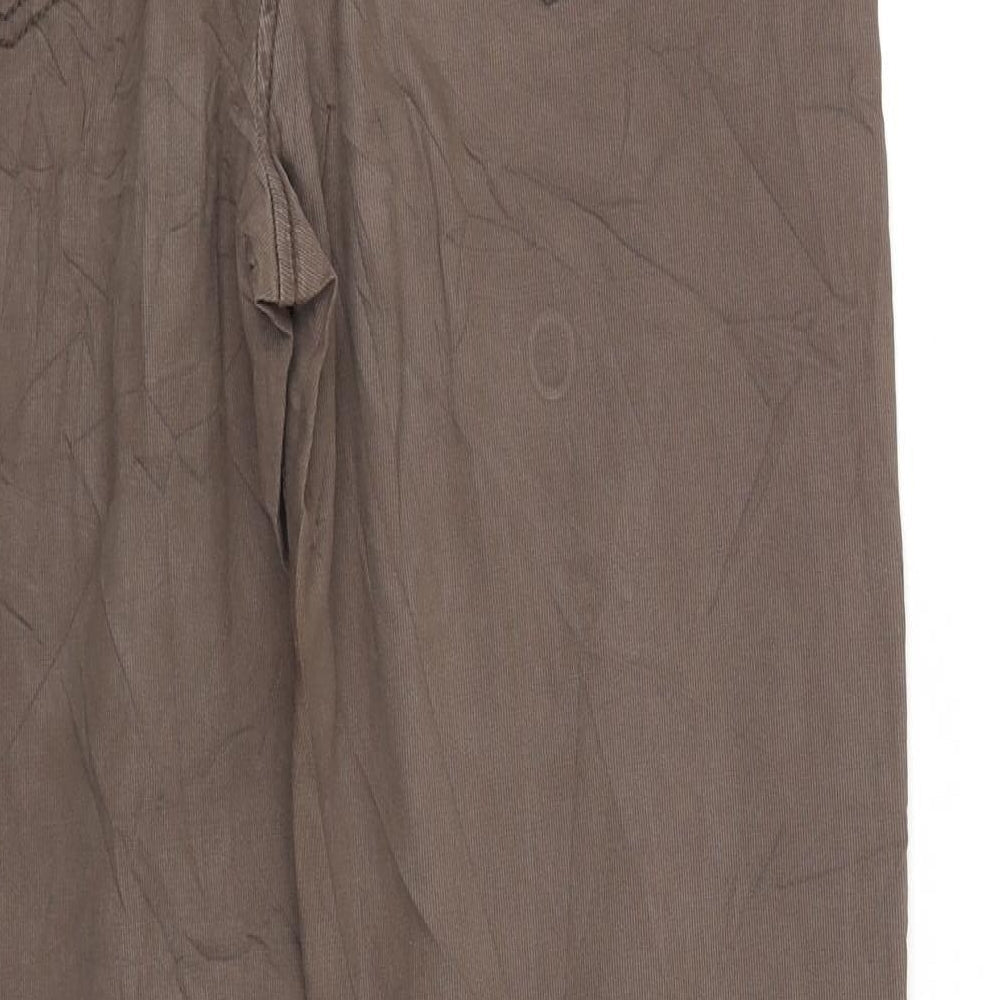 George Womens Brown Trousers Size 35 L30 in