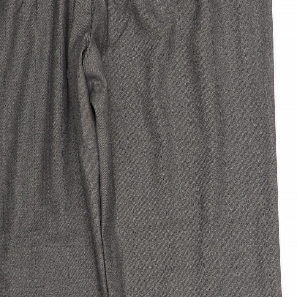 River island Womens Grey Trousers Size 14 L27 in