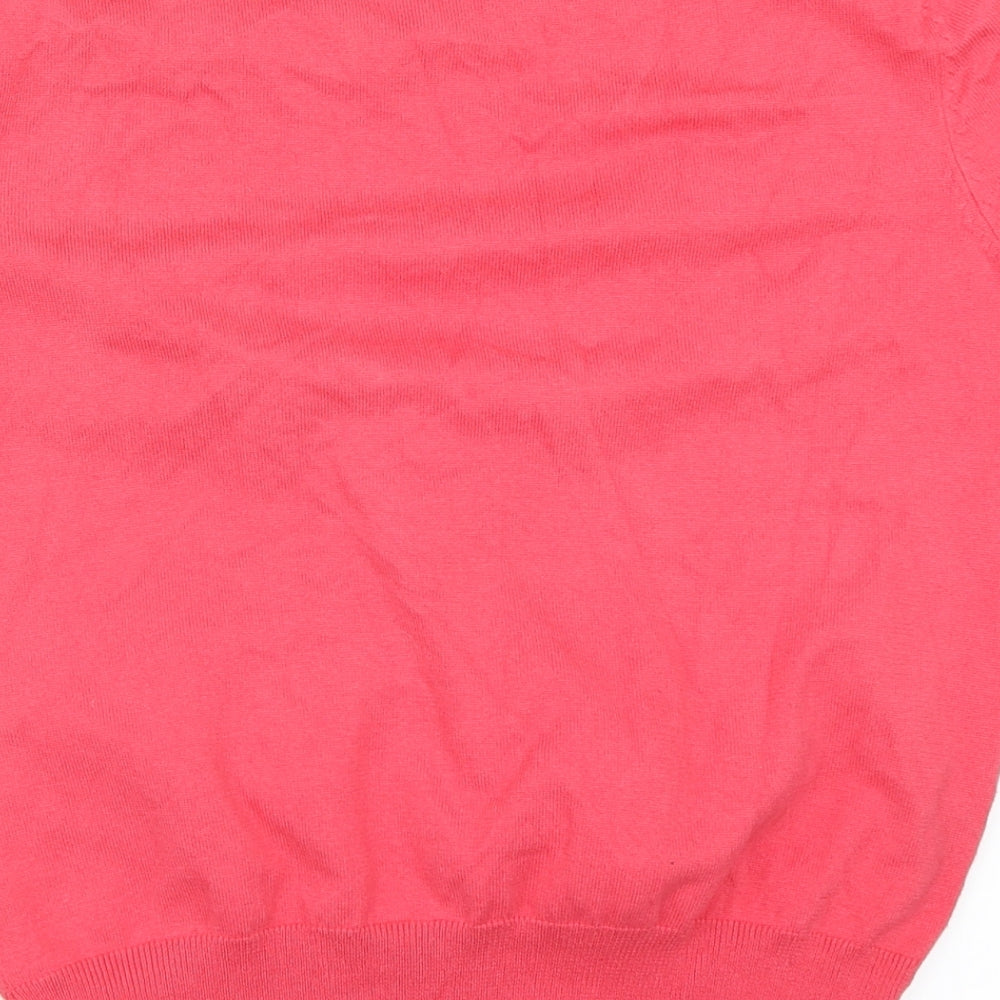 M&Co Womens Pink Cardigan Jumper Size M