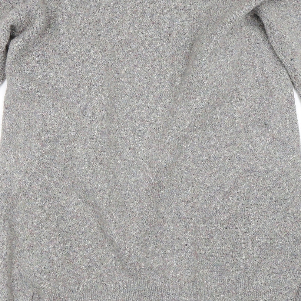 Multiblu Womens Grey Cardigan Jumper Size L