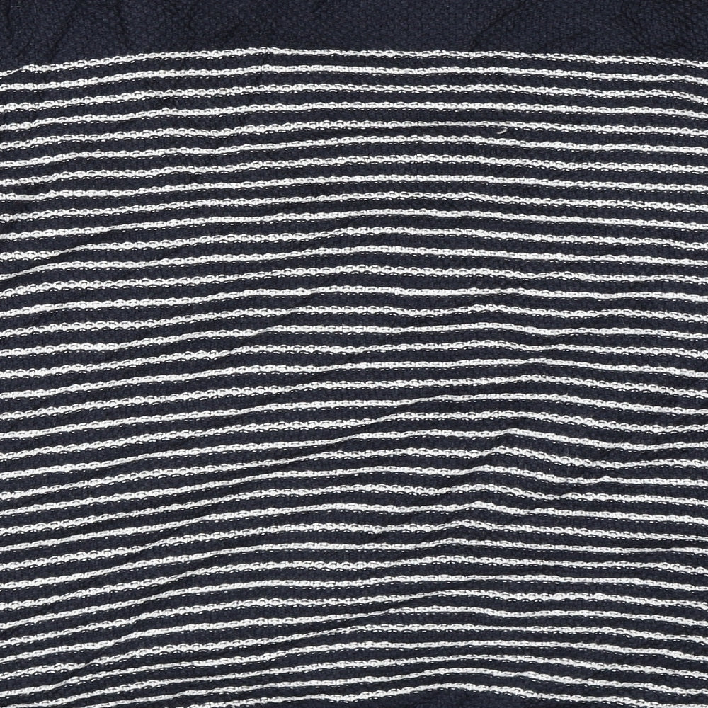 Minimum Womens Blue Striped Pullover Jumper Size M