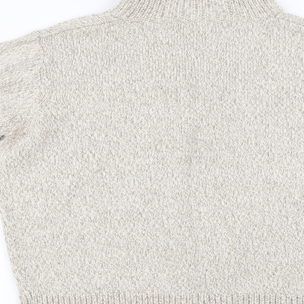 BHS Womens Beige Henley Jumper Size 16