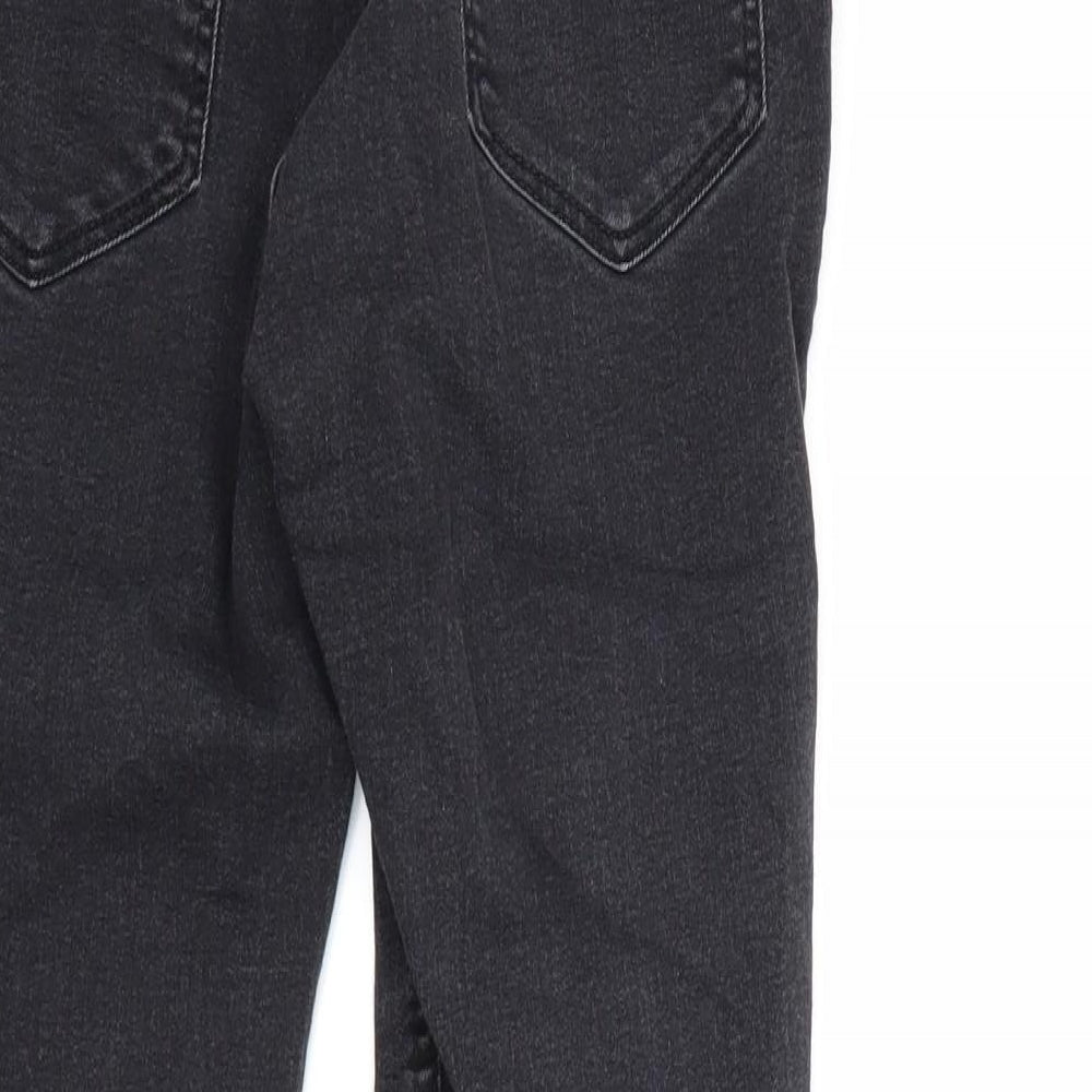 Divided Womens Black Denim Skinny Jeans Size 10 L27 in