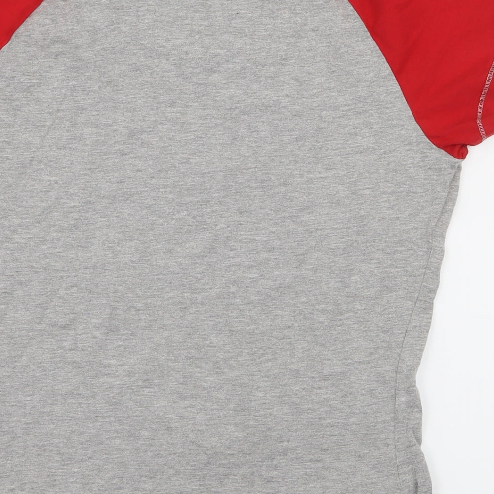 Sport Relief Womens Grey Geometric Jersey Basic T-Shirt Size 10 - Sport Relief 2012
