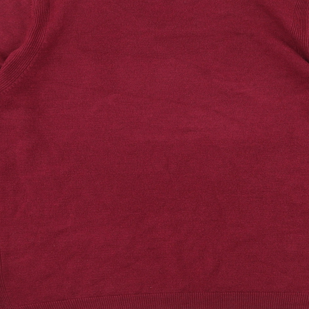 Marks & Spencer Womens Purple Knit Pullover Jumper Size 12