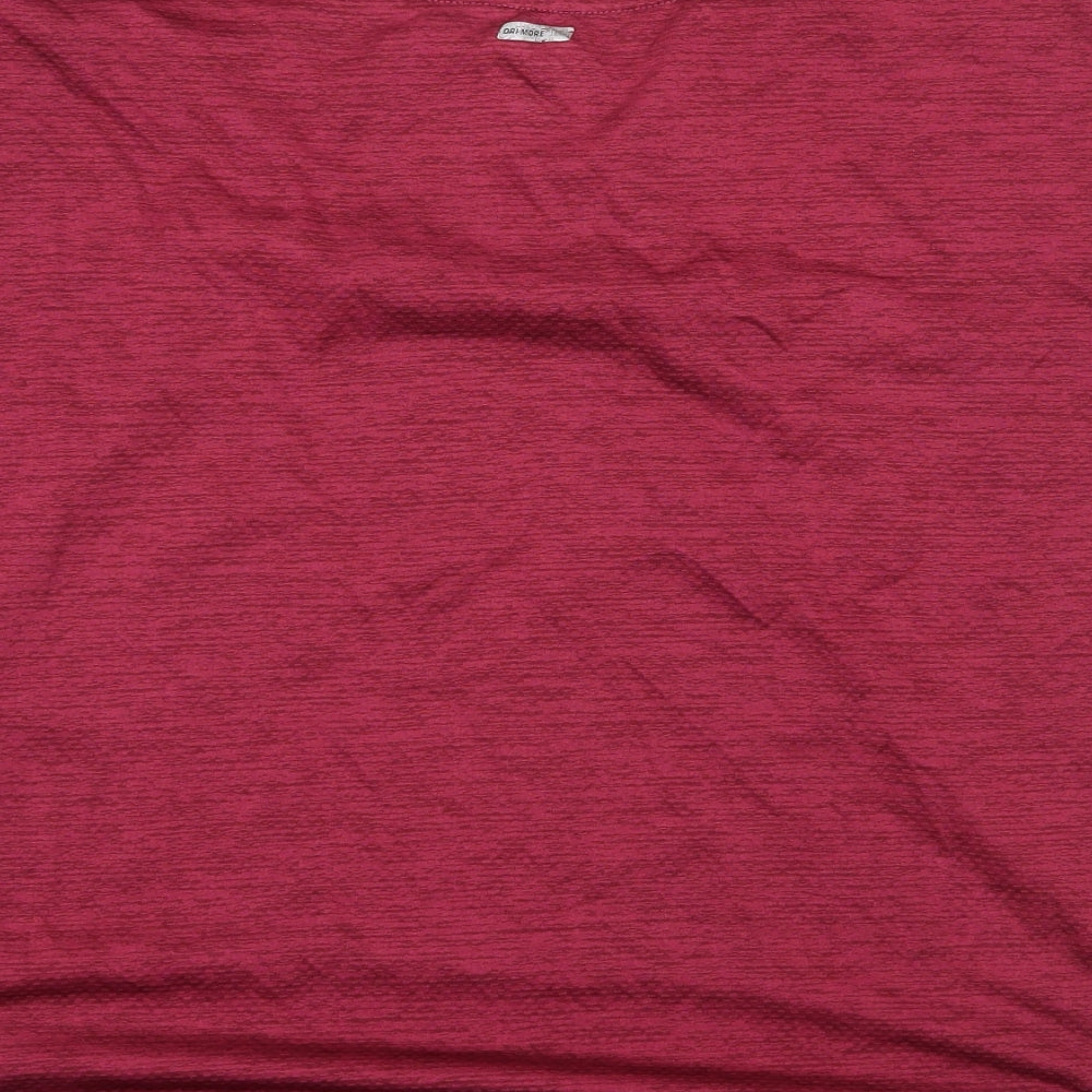 Athletic Work Womens Pink Jersey Basic T-Shirt Size S