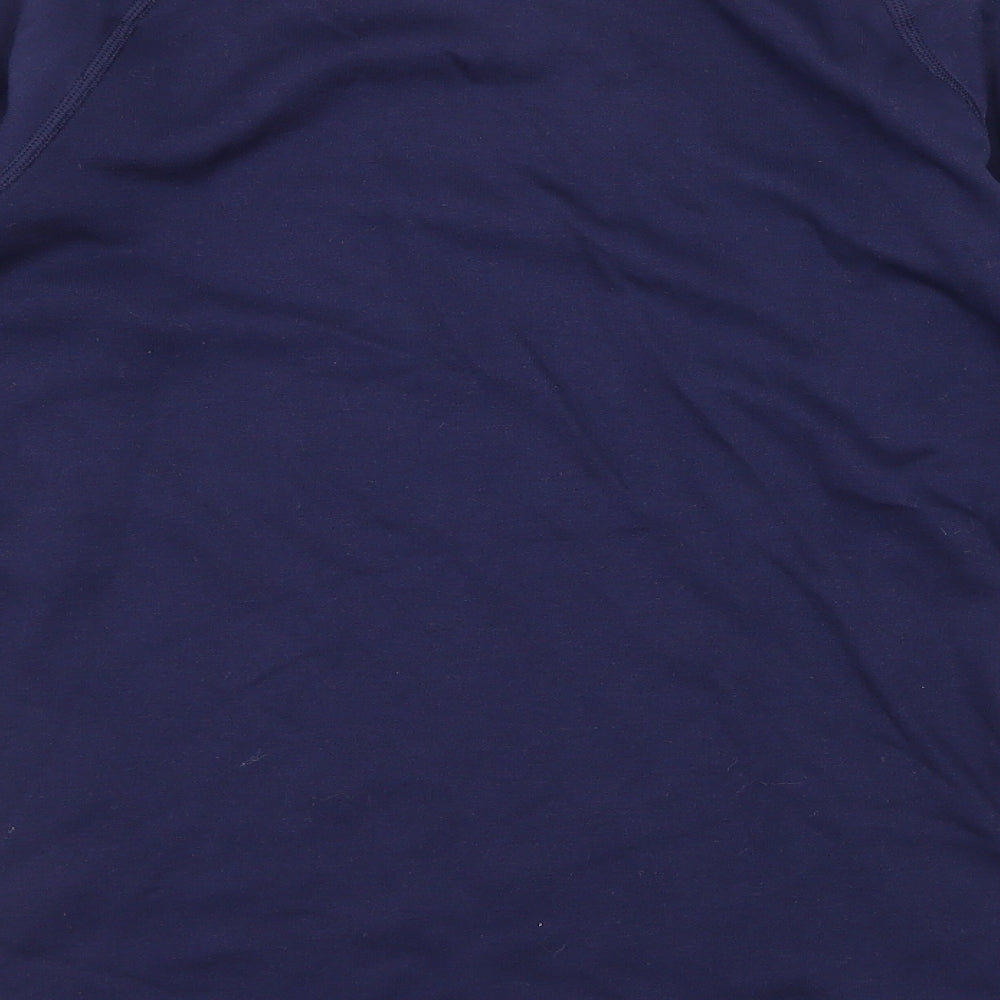 Iris Lilly Womens Blue Jersey Basic T-Shirt Size 10