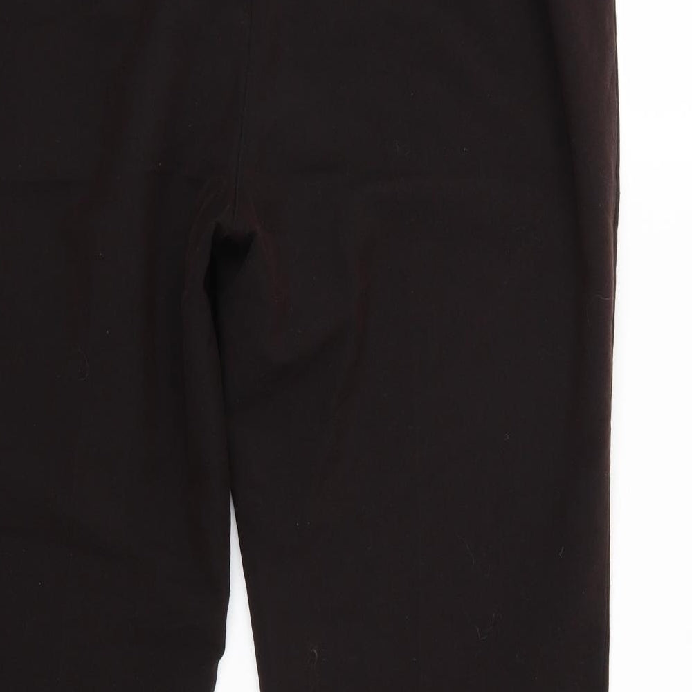 Bonmarché Womens Brown Trousers Size 14 L27 in