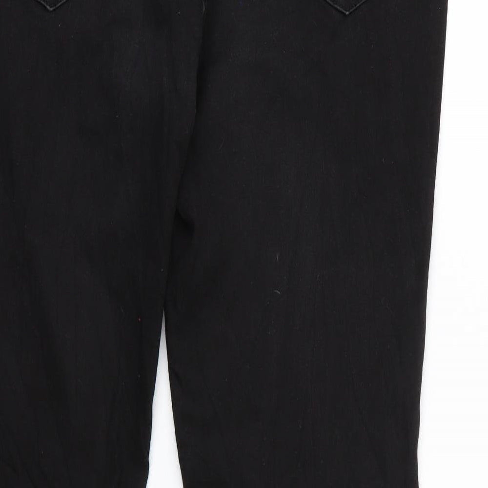 Gina Womens Black Straight Jeans Size 44 L32 in