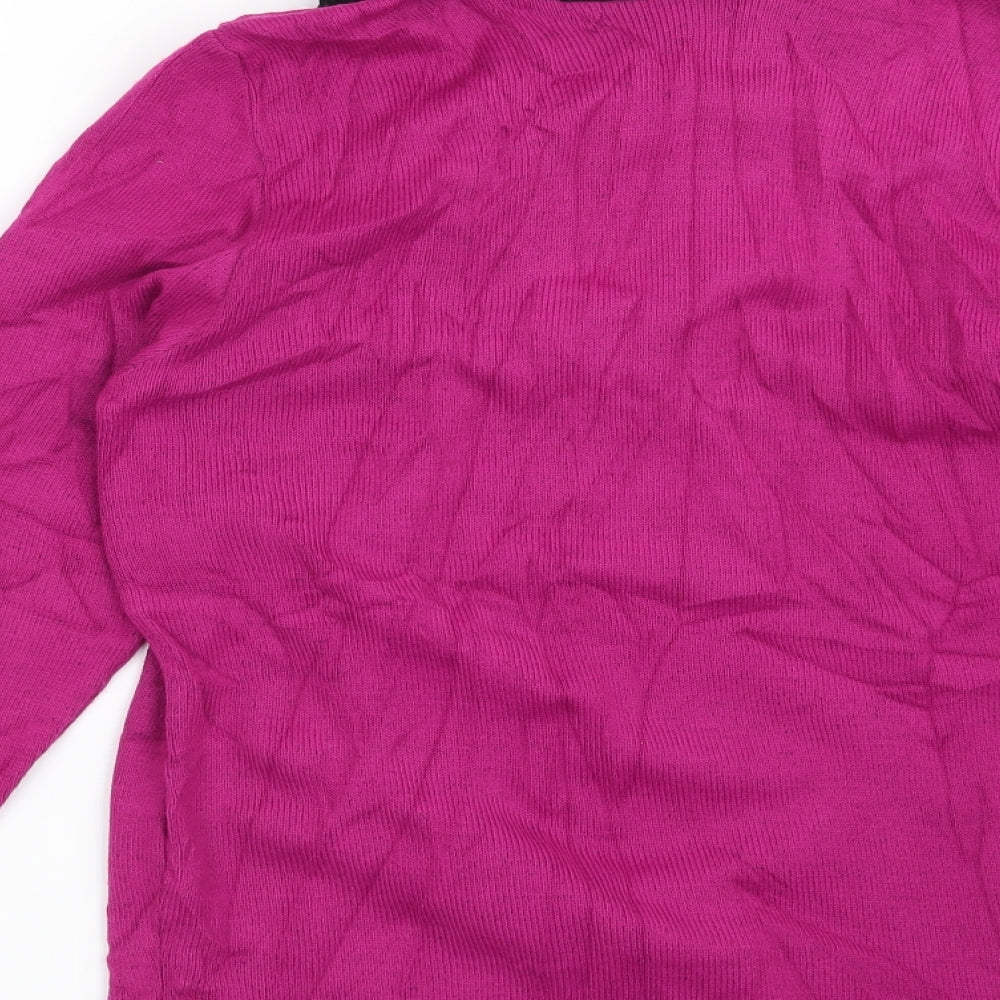 Preworn Womens Pink Pullover Jumper Size S