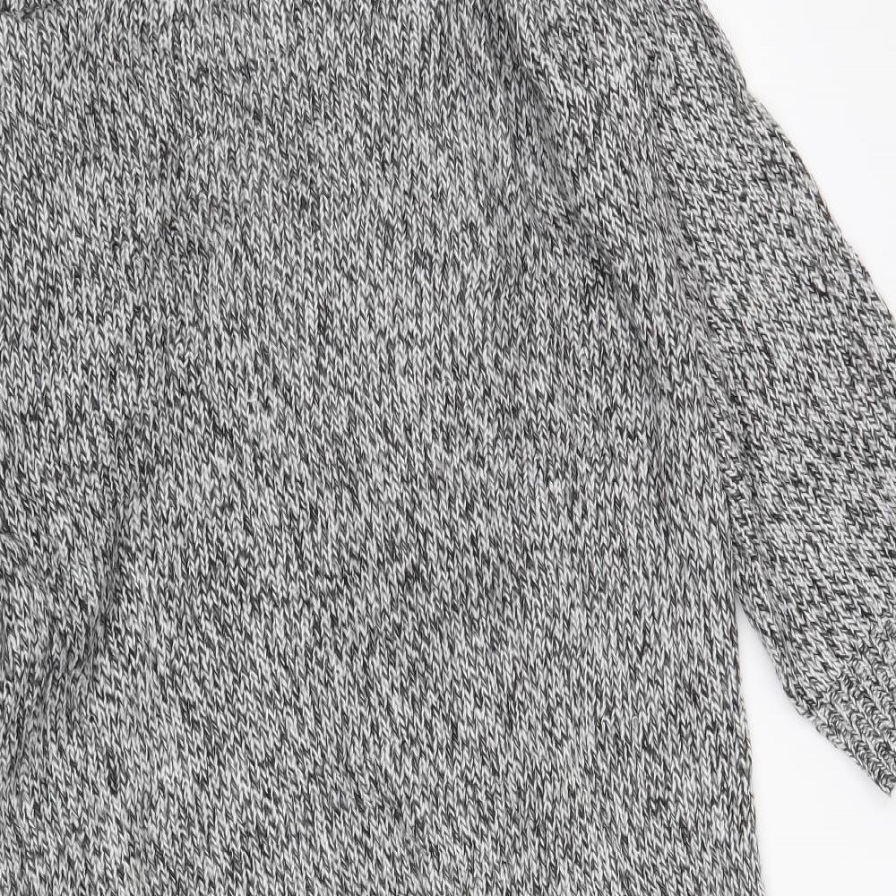 H&M Womens Grey Cardigan Jumper Size M